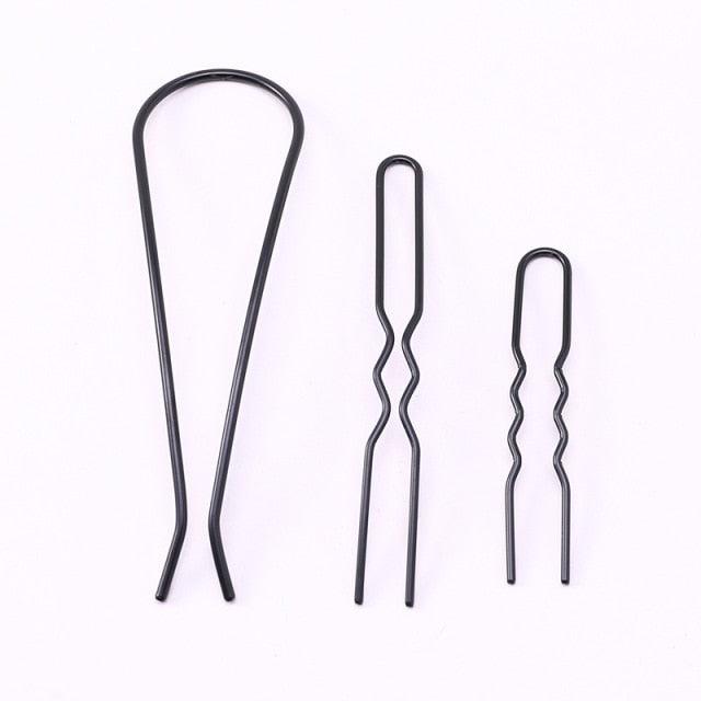 New Double Root Hair Hoop Head Band Adjustable Hair Clips Women Hoop Elastic Rubber Bands Ring Hair Styling Tools Hair Braider For Women Hair Styling