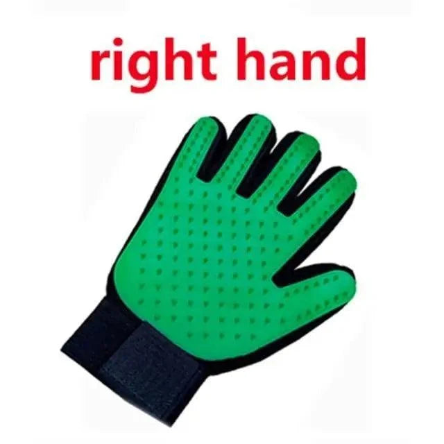 New Efficient Pet Grooming Cleaning Gentle Brush Gloves Pet Hair Remover Gloves