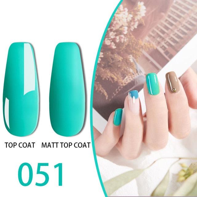 New Fashion Colorful Nail Gel Polish Glossy Matte High Effect Modern Manicure Design For Nails For Girls and Women