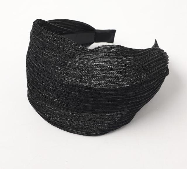 New Fashion Gradient Wide-sided Lace Simple Breathable Toothed Non-slip Headband for Women Girl Hair Accessories Headwear Gorgeous Hair Accessories For Women