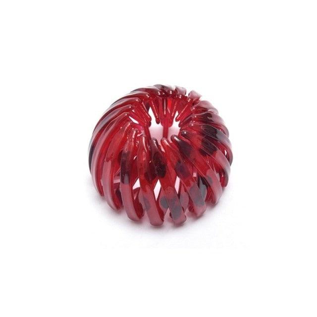 New Fashion Women Bun Hair Claw Horsetail Buckle Hair Clip Bird Nest Expanding Hair Accessories Female Ponytail Hair Accessories For Women