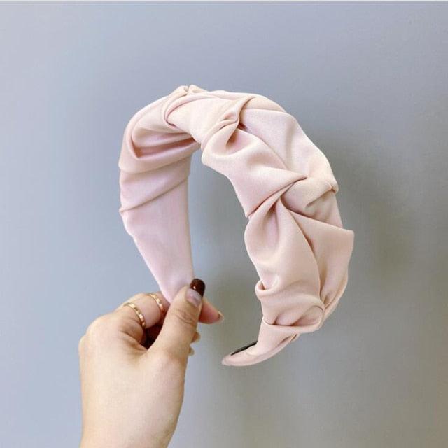 Women Hair Accessories Wide Side Flower Hairband Casual Soft Hair Hoop Quality Headband Gorgeous Hair Accessories For Women