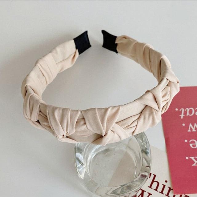 Women Hair Accessories Wide Side Flower Hairband Casual Soft Hair Hoop Quality Headband Gorgeous Hair Accessories For Women