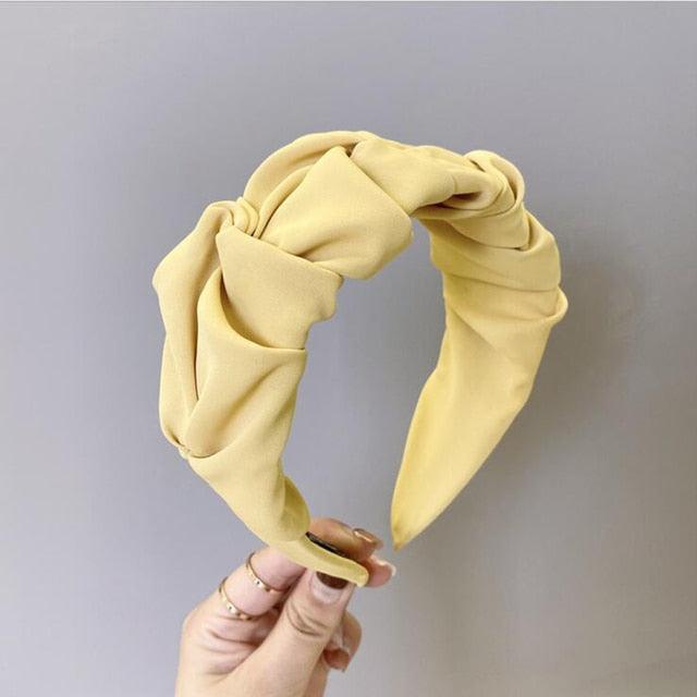 Women Hair Accessories Wide Side Flower Hairband Casual Soft Hair Hoop Quality Headband Gorgeous Hair Accessories For Women