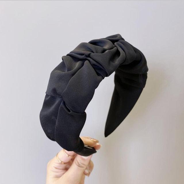 Women Hair Accessories Wide Side Flower Hairband Casual Soft Hair Hoop Quality Headband Gorgeous Hair Accessories For Women