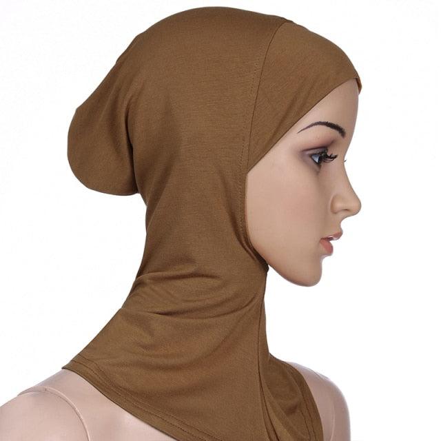 New Luxury Fashion Winter Soft Colorful Inner Hijab Cap Muslim Turban Hijab Caps Muslim Under Scarf  Women Lightweight Hijab Bonnet Muslim Women Elegant Scarf Turbans Head For Women Women's Hijabs Hijab Caps Hat For Women