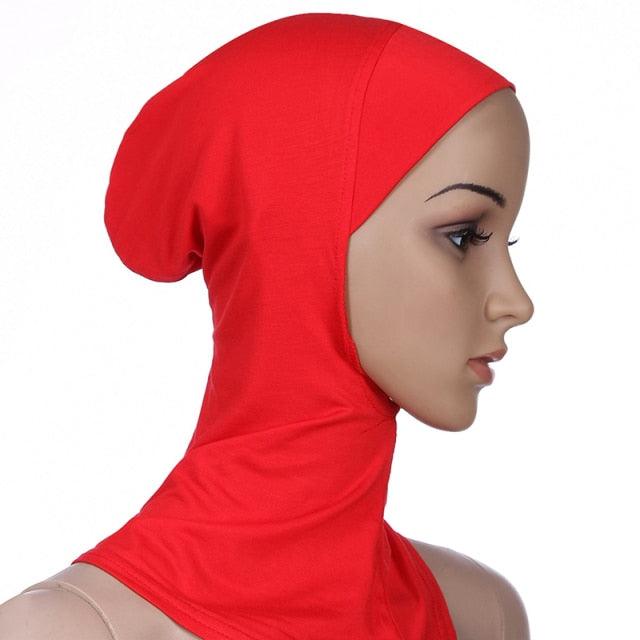New Luxury Fashion Winter Soft Colorful Inner Hijab Cap Muslim Turban Hijab Caps Muslim Under Scarf  Women Lightweight Hijab Bonnet Muslim Women Elegant Scarf Turbans Head For Women Women's Hijabs Hijab Caps Hat For Women