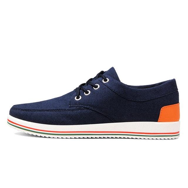 New Men's Flats High Quality Casual Shoes Handmade Shoes Casual Sports Flats Men Lightweight Comfortable Walking Shoes Outdoor Walking Sneakers For Mens