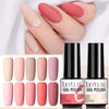 New Modern Fashion Colorful Matte Effect UV Gel Nail Polish Permanent Nail Painting Gel Luxury Matt Style For Women and Girls