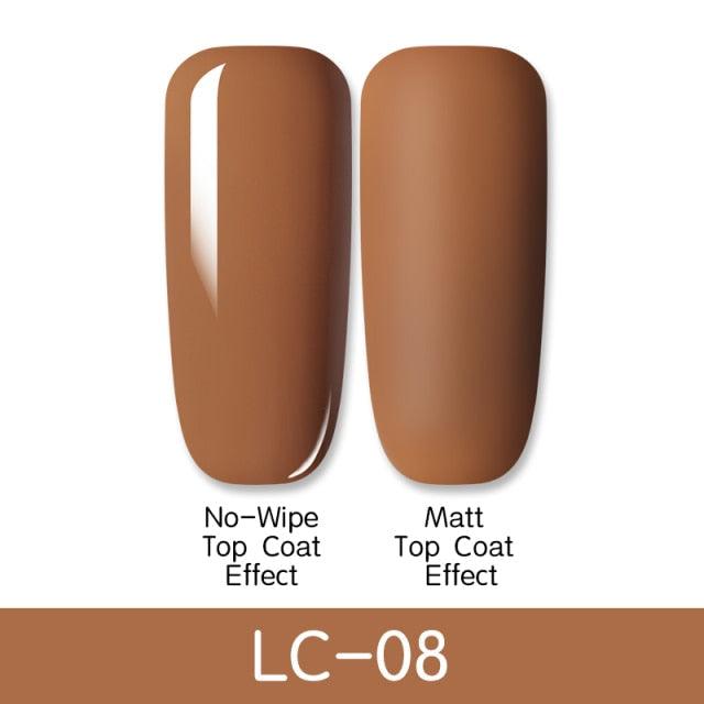 New Modern Fashion Colorful Matte Effect UV Gel Nail Polish Permanent Nail Painting Gel Luxury Matt Style For Women and Girls