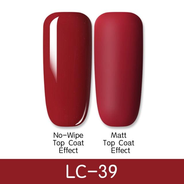 New Modern Fashion Colorful Matte Effect UV Gel Nail Polish Permanent Nail Painting Gel Luxury Matt Style For Women and Girls