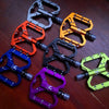 New Mountain Non-Slip Bike Pedals Platform Bicycle Flat Alloy Pedals 9/16 3 Bearings For Road Bikes Mountain Bike Pedals Flat Bicycle Pedals 9/16 Lightweight Road Bike Pedals Carbon Fiber Sealed Bearing Flat Pedals