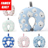 New Polar Bear And Cat U-shaped Travel Pillows For Sleeping Microbead Foam Cartoon Neck Pillow Office Airplane Soft Headrest Premium Travel Pillow Sleep with NO Neck Pain Super Soft Memory Foam Neck Pillow Easy Washing