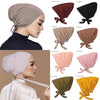 New Soft Modal Muslim Turban Hat Inner Head Wrap Bonnet Under Scarf Hijab Lightweight Caps Elegant Islamic Under Scarf Bonnet Hat Headwrap For Female