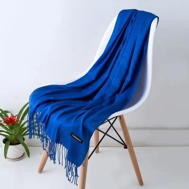 New Stylish Winter Scarf For Ladies Shawls And Wraps Neck Scarves Women Female Stoles Casual Wear Pashmina Scarf and Shawl Soft Women Pashminas