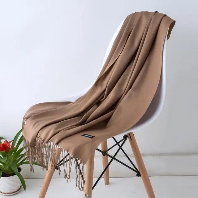New Stylish Winter Scarf For Ladies Shawls And Wraps Neck Scarves Women Female Stoles Casual Wear Pashmina Scarf and Shawl Soft Women Pashminas