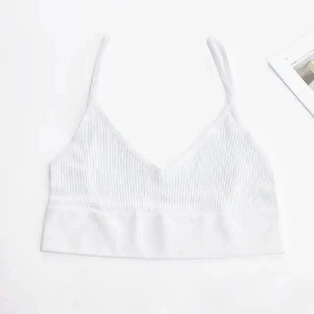New Trendy Open Back Bra Seamless Brassiere, Comfortable Top Women Wire free Low Back Underwear No Pad Unlined Backless Bra