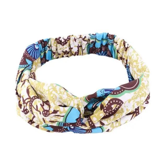 New Vintage African Print Stretch Bandana Head Wrap Long Scarf satin Floral Women Party Turban Headwear Cap Hair Accessories