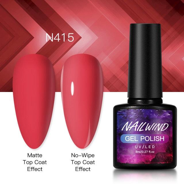 New Womens Fashion Gel Nail Polish UV LED Semi Permanent Matt Glossy Effect Luxury Manicure Design