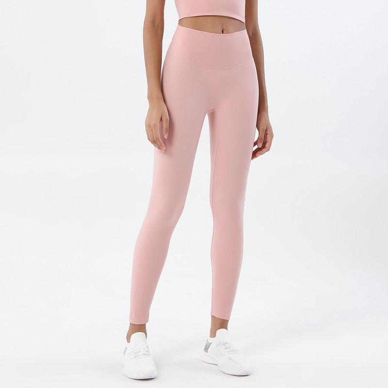 New Yoga Pants Women Leggings Fitness Girl Soft Pants Tight High Waist Women's Sports Pants Yoga Pants Leggings Workout Pants With Pocket Stretchable Sports Fitness Running Pants For Women & Girls