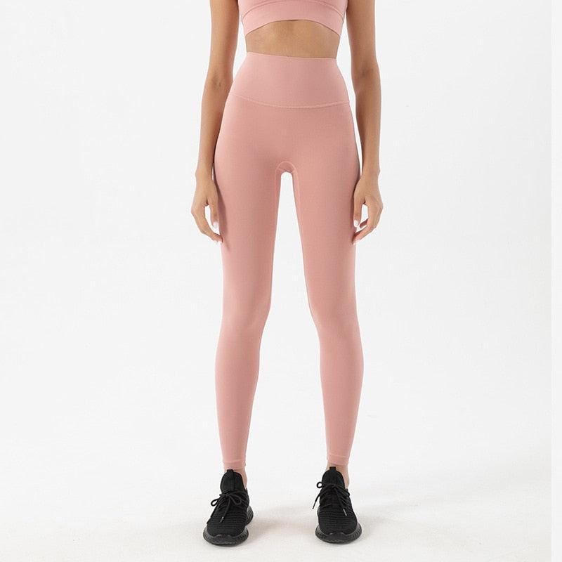 New Yoga Pants Women Leggings Fitness Girl Soft Pants Tight High Waist Women's Sports Pants Yoga Pants Leggings Workout Pants With Pocket Stretchable Sports Fitness Running Pants For Women & Girls