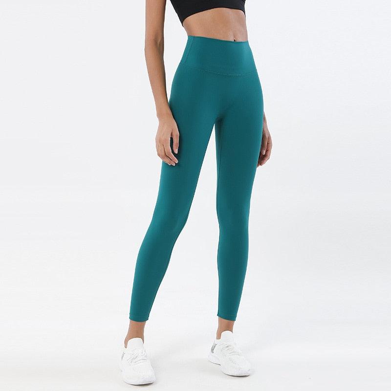 New Yoga Pants Women Leggings Fitness Girl Soft Pants Tight High Waist Women's Sports Pants Yoga Pants Leggings Workout Pants With Pocket Stretchable Sports Fitness Running Pants For Women & Girls