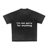 Compliments Not Sorry for Anything Black Vintage Tee