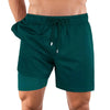 Men’s Premium Compression-Lined Hybrid Shorts – Night Green