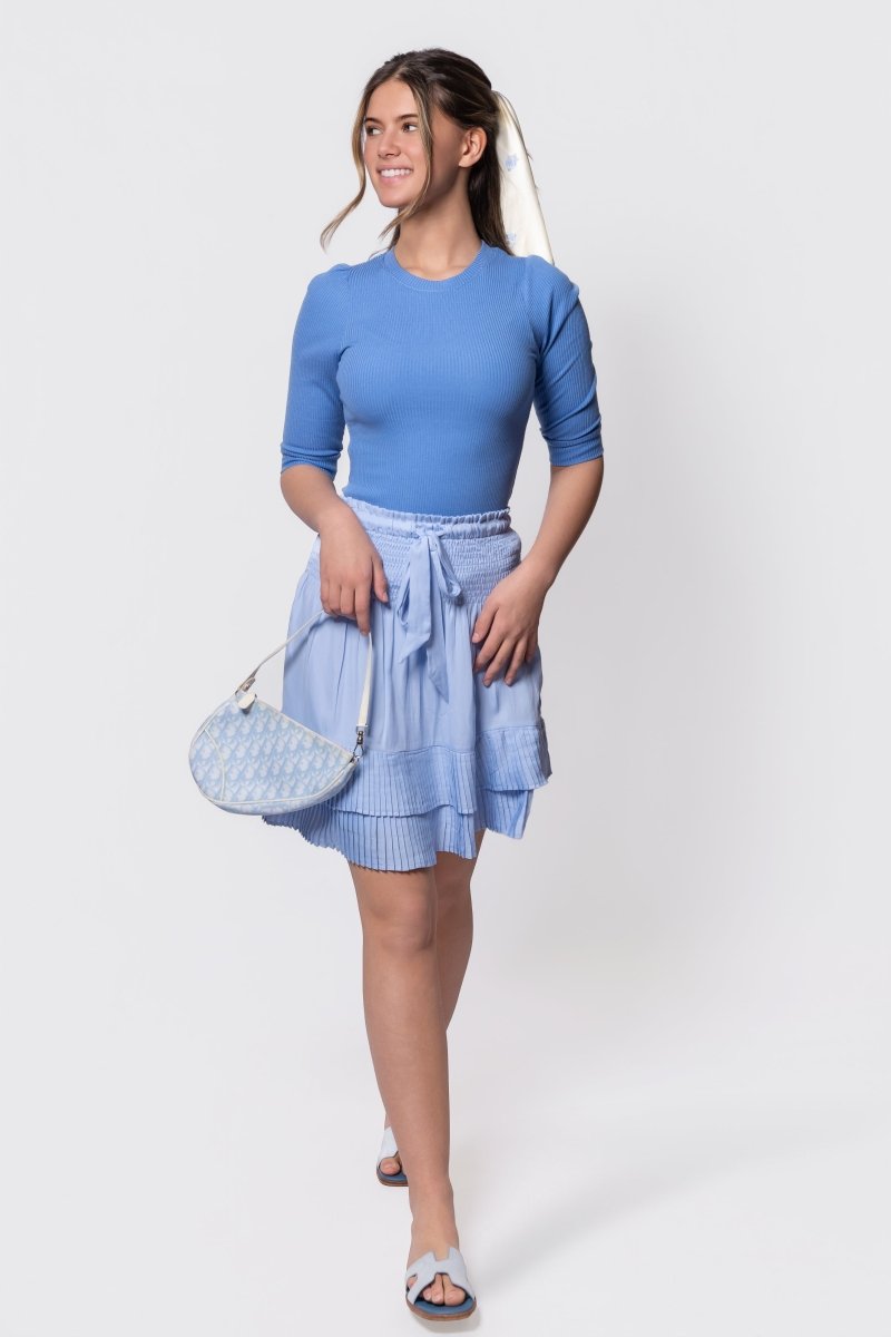 Nina Skirt 20" (Light Blue)