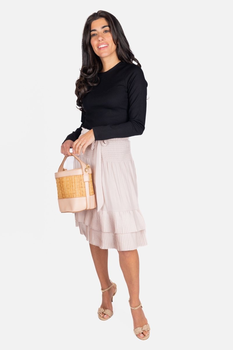 Nina Skirt 23" (Khaki)