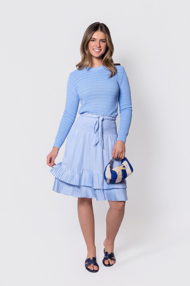 Nina Skirt 23" (Light Blue)