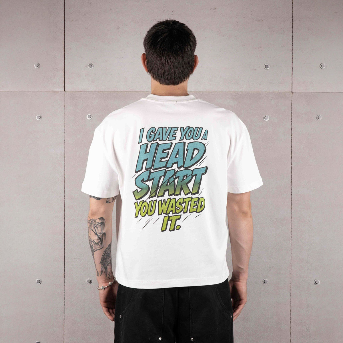 Commons No Mercy Head Start Tee White