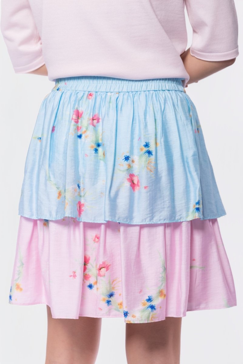 Nora Skirt 20" (Blue Pink)