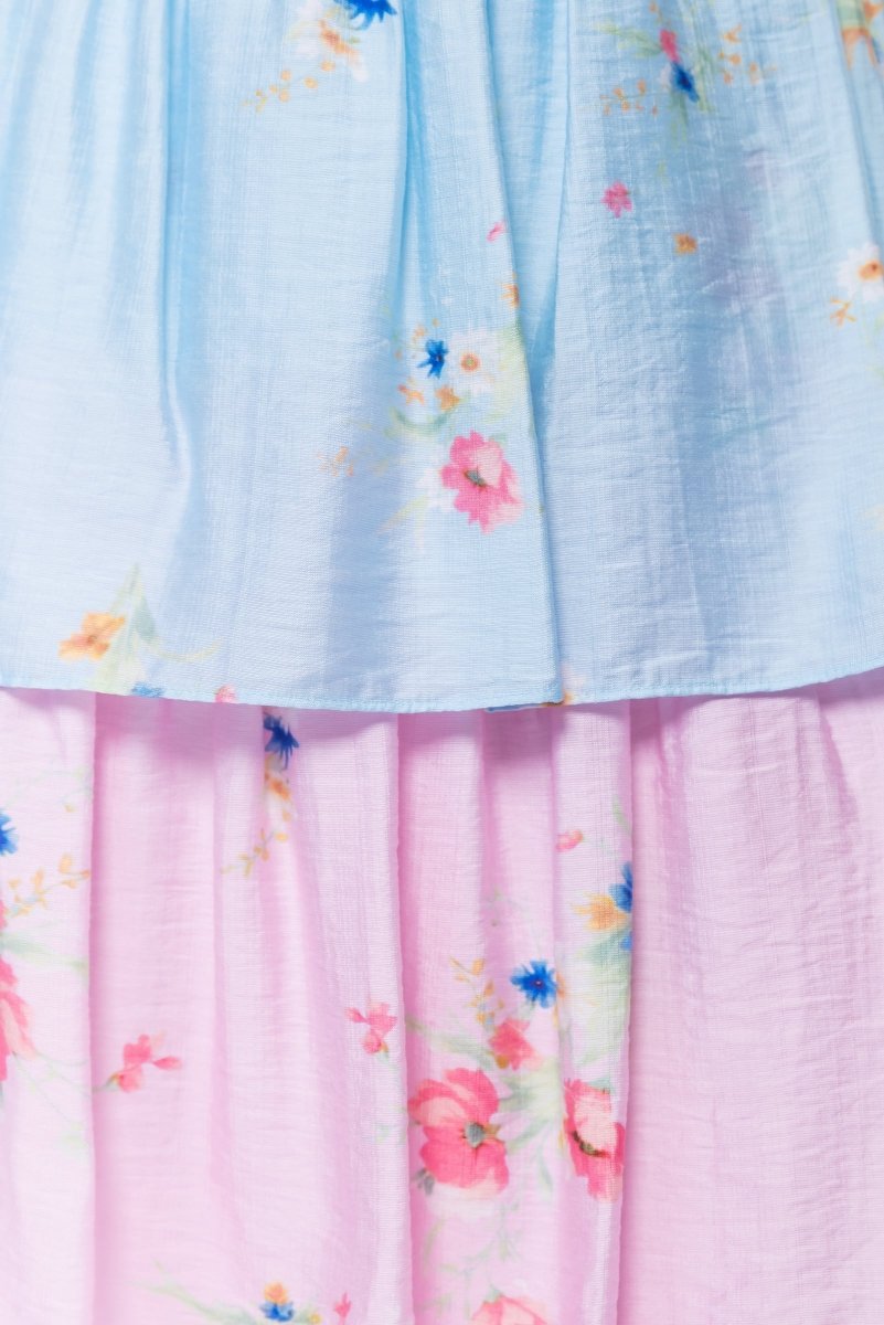 Nora Skirt 23" (Blue Pink)
