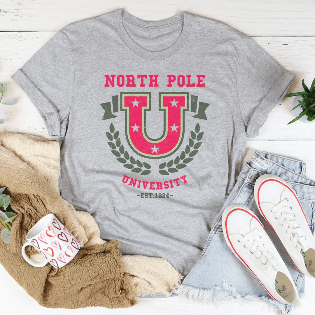 North Pole University Tee