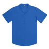 Men’s Short Sleeve Tailored Fit Button-Down Shirt – Ocean Blue