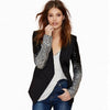 Ombre Sequin Sleeve Blazer(MS242)
