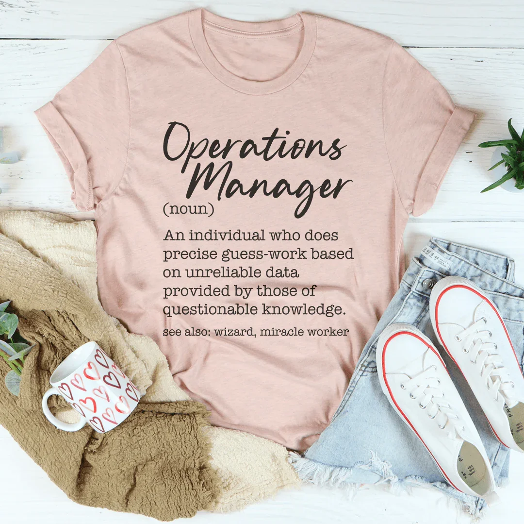 Operations Manager Tee