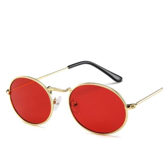 Oval Sunglasses Vintage Retro Sunglasses Designer Glasses for Women Men Oval Shape Sunglasses For Women/Men  Popular Luxury Round Shape  Sunglasses