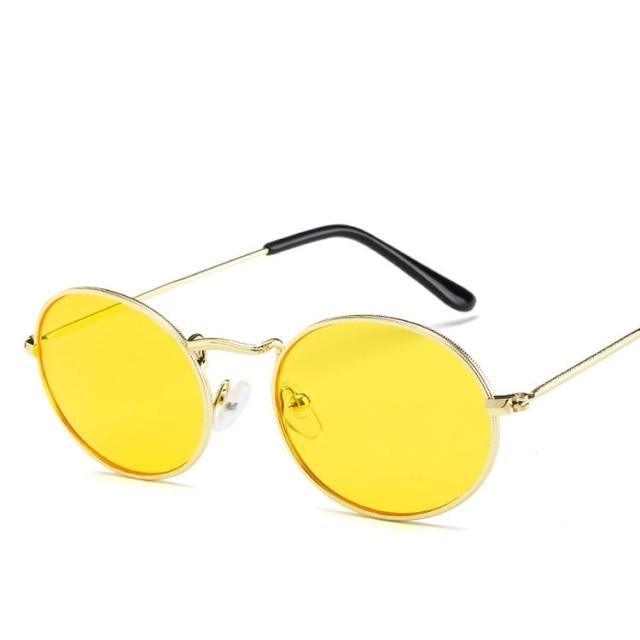 Oval Sunglasses Vintage Retro Sunglasses Designer Glasses for Women Men Oval Shape Sunglasses For Women/Men  Popular Luxury Round Shape  Sunglasses