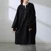 Oversized Cotton Sweatshirt Tunic | V-Neck Long Sleeve Pullover Top(MS210)