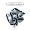 Oversized Scrunchies For Women Solid Headband Silk Rubber Bands Satin Elastic Ties Hair Accessories Ponytail Holder Accessories for Women Girls