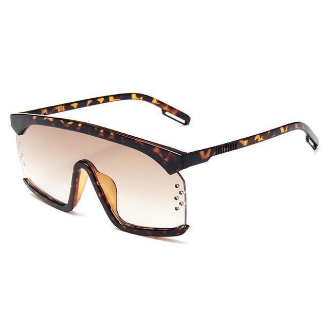 Oversized Shield Sunglasses for Women Men Square Rimless Fashion Shades Sunglasses For Women & Men Elegant Shades For Women Popular Oversized Festival Trendy Sunglasses For Men & Women