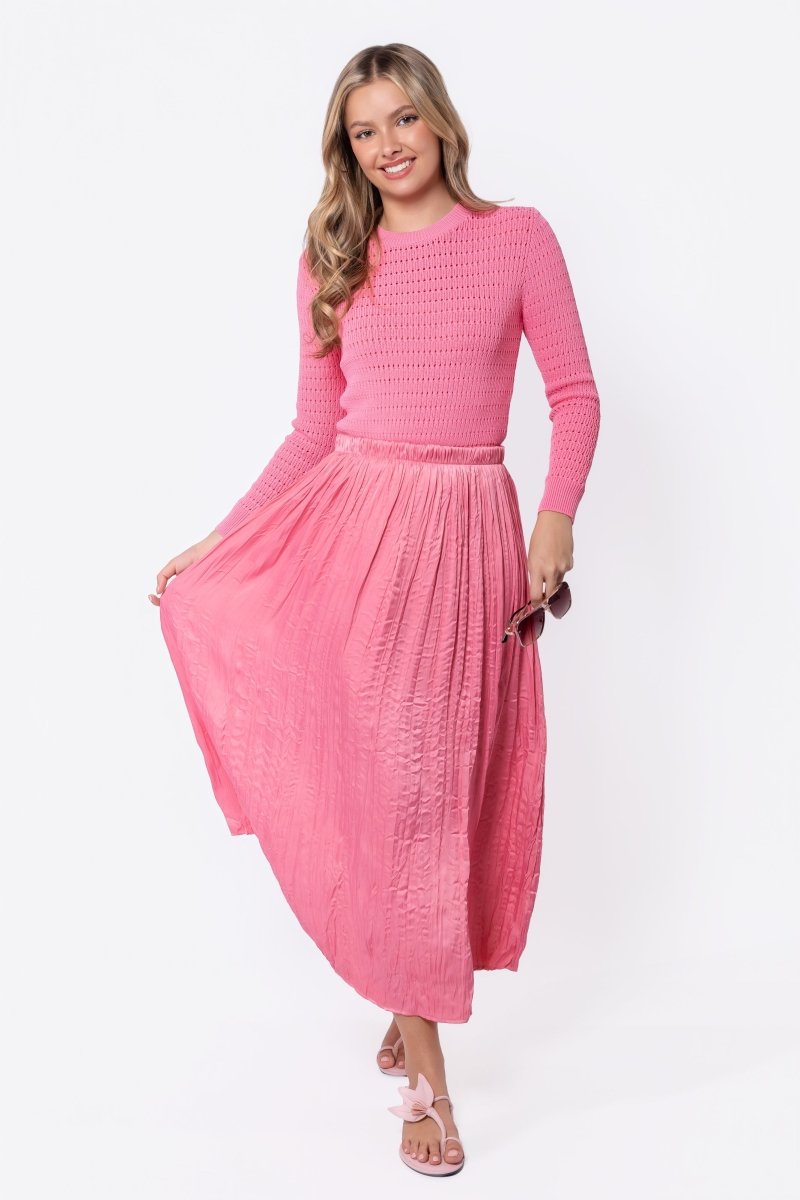 Paige Top (Medium Coral Pink)