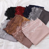 Pearl Chiffon Hijab with Lace Trim (MH218)