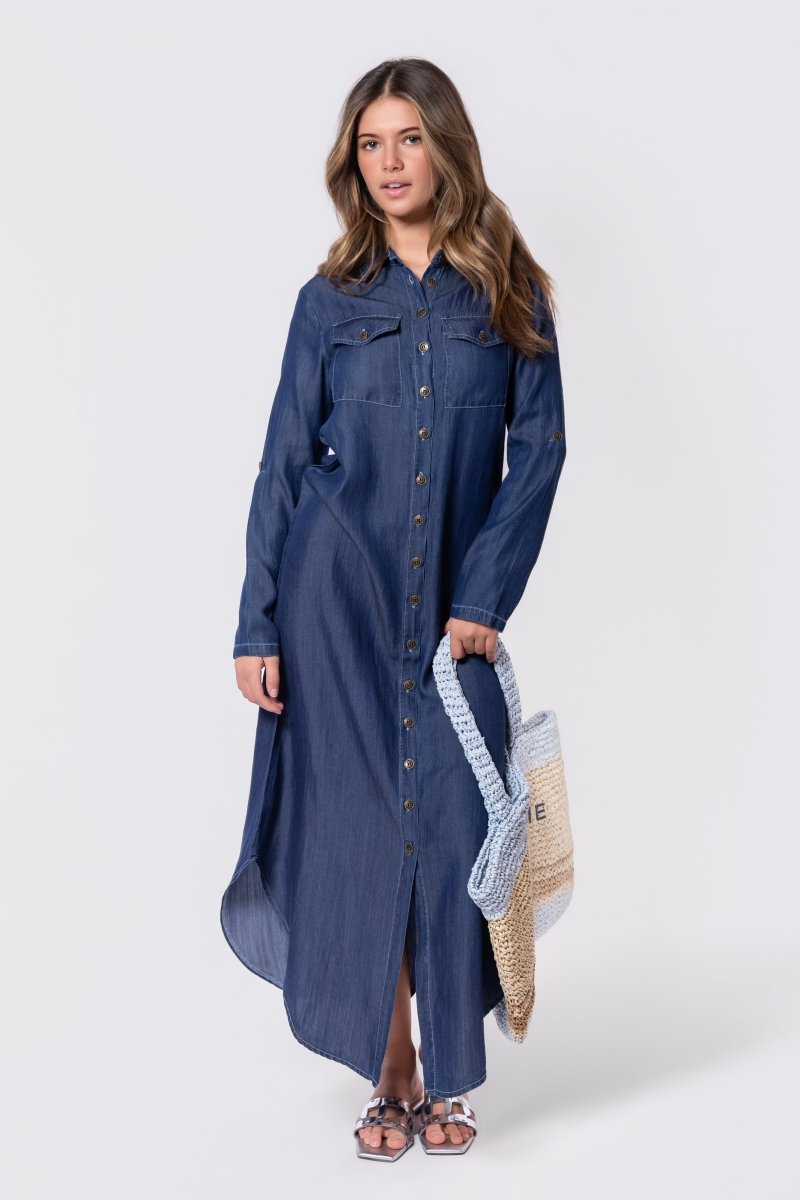 Piper Dress (Blue)