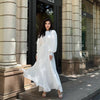Pleated Tiered Maxi Dress(MS466)