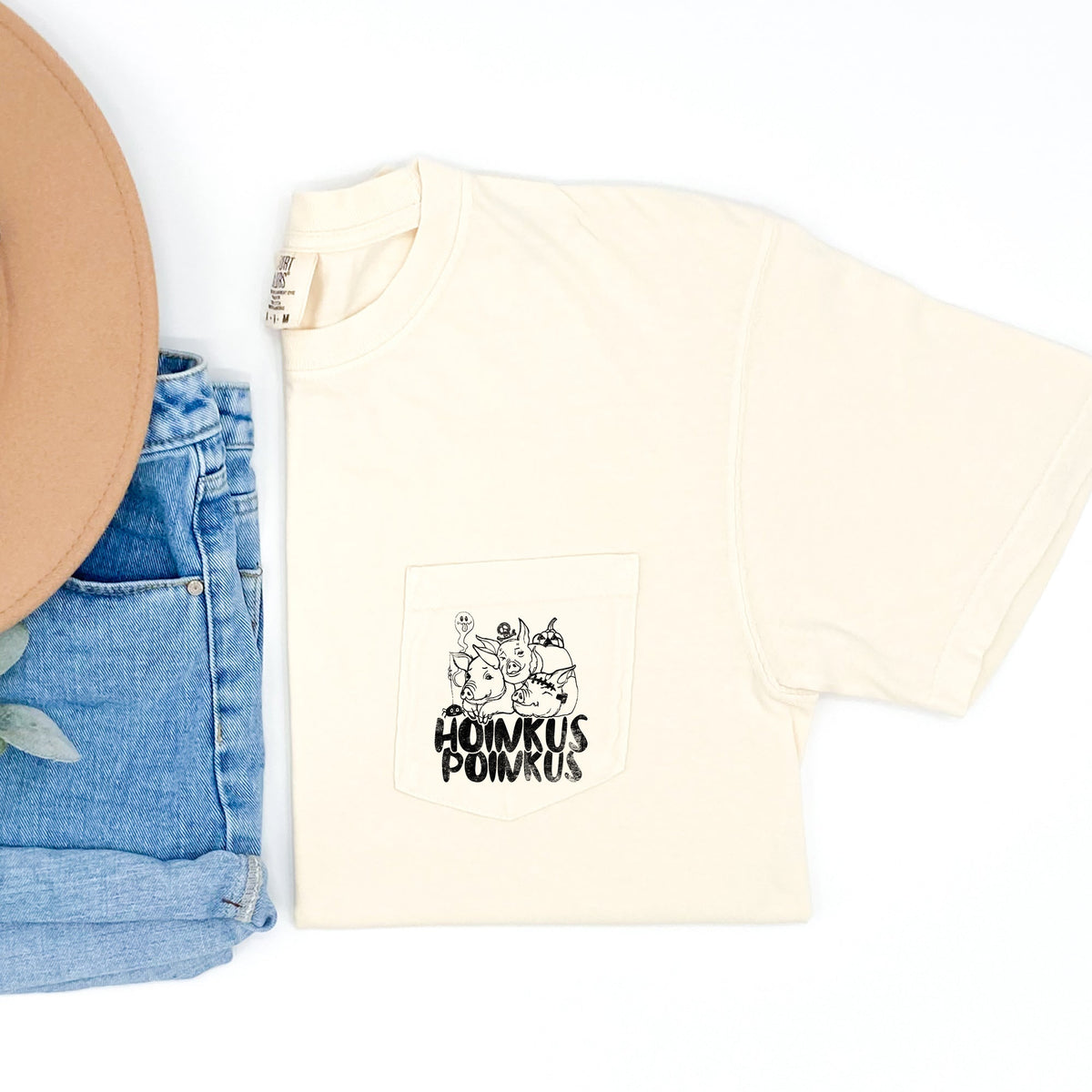 Hoinkus Poinkus Halloween Pocket Comfort Colors Tee