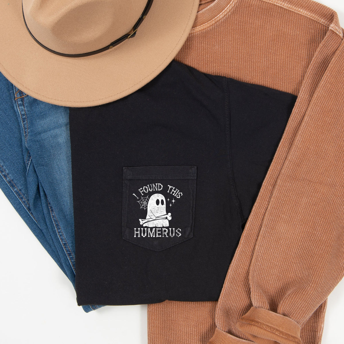 I Found This Humerus Halloween Pocket Limited Edition Collector's Item Comfort Colors Tee