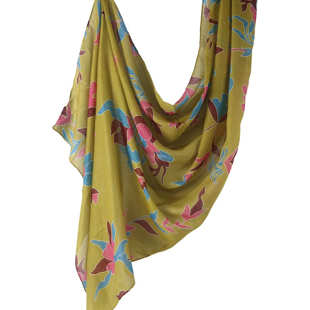 Poly-Cotton Printed Hijab Scarf (MH214)